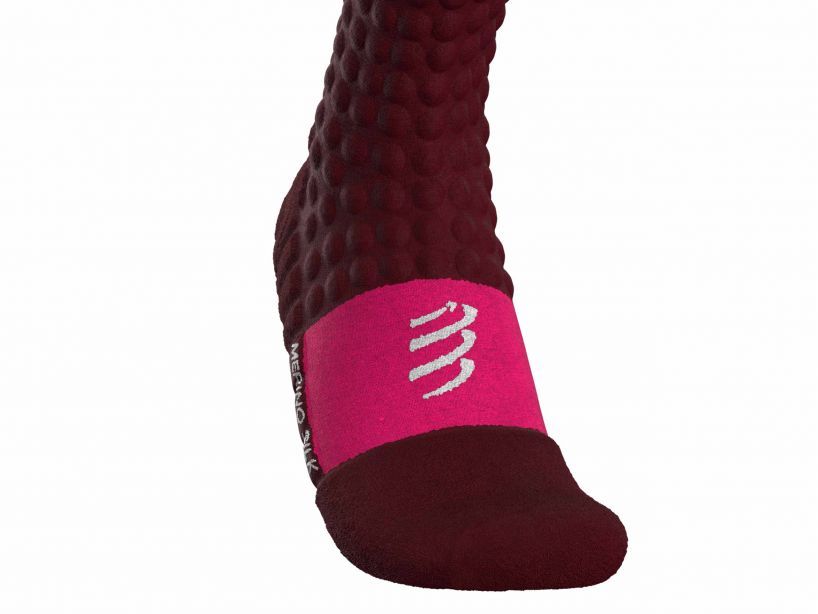 ALPINE SKI MERINO FULL SOCKS - CHERRY